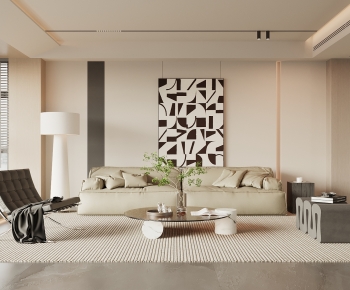 Modern A Living Room-ID:876369006