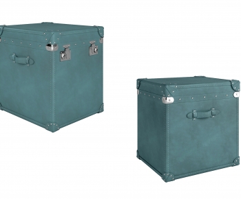 北欧工业风行李箱装饰柜-ID:454320928