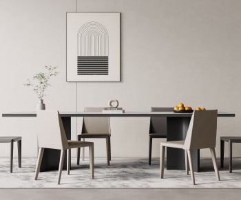 Modern Dining Table And Chairs-ID:690000196