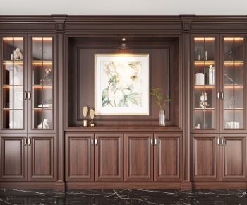 American Style Decorative Cabinet-ID:175501117