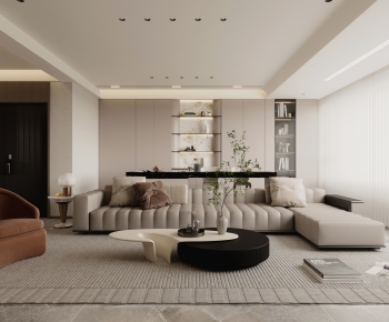 Modern A Living Room-ID:283253919