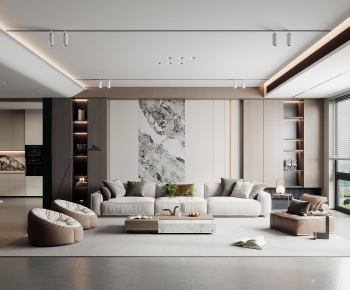 Modern A Living Room-ID:416590933