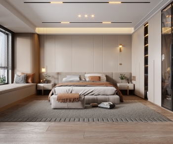 Modern Bedroom-ID:430975917