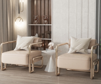 Simple European Style Lounge Chair-ID:438580542