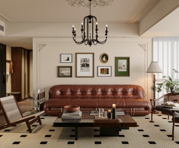 French Style A Living Room-ID:732511048