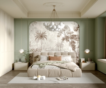 French Style Bedroom-ID:388705972