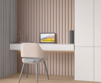 Modern Computer Desk And Chair-ID:231825114