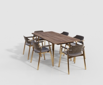 Modern Dining Table And Chairs-ID:817337041