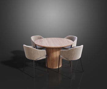 Nordic Style Dining Table And Chairs-ID:461584091