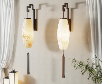New Chinese Style Wall Lamp-ID:383702046