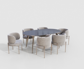 Modern Dining Table And Chairs-ID:877481949