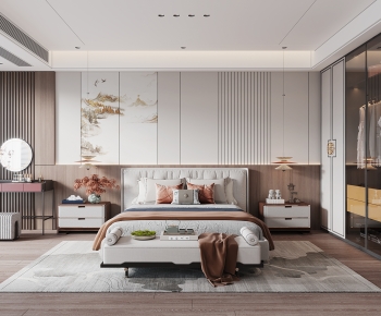 New Chinese Style Bedroom-ID:104902037