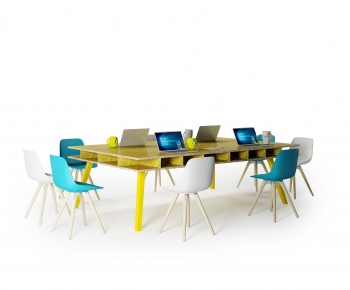 Modern Office Desk And Chair-ID:853173029