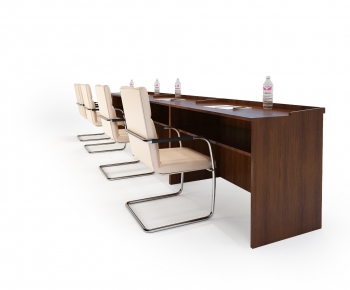 Modern Office Desk And Chair-ID:246402038