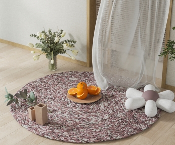 Modern Circular Carpet-ID:740525968