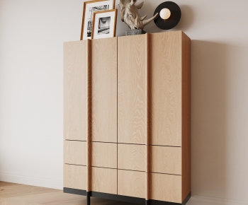 Modern Wabi-sabi Style Decorative Cabinet-ID:510066032