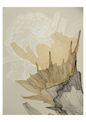 现代抽象装饰画-ID:674504042