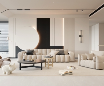 Modern A Living Room-ID:628921995