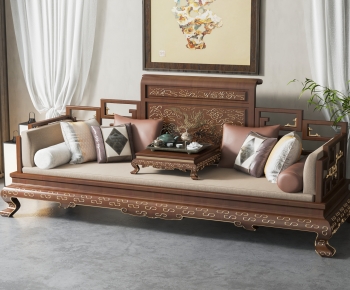 Chinese Style Arhat Bed-ID:584281921