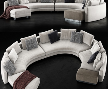 Modern Curved Sofa-ID:717406993