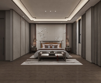 New Chinese Style Bedroom-ID:187194111