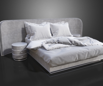 Modern Double Bed-ID:806108002