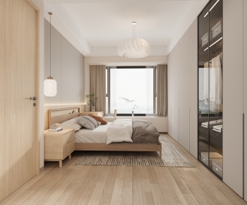 Nordic Style Bedroom-ID:413600924
