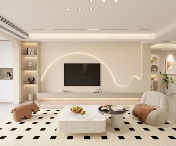 Modern A Living Room-ID:214185953