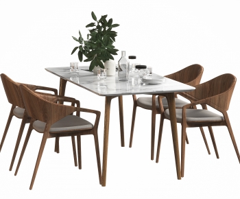Modern Dining Table And Chairs-ID:303519963