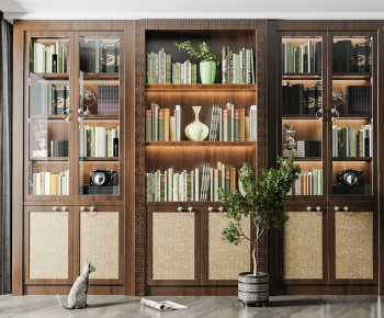 New Chinese Style Bookcase-ID:544255972