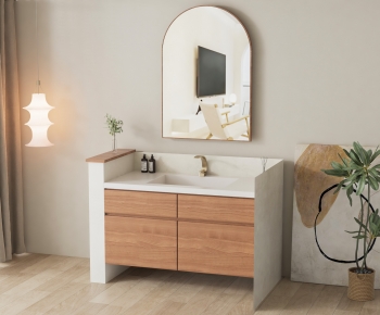 Nordic Style Bathroom Cabinet-ID:115839965