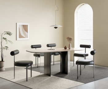 Modern Dining Table And Chairs-ID:654932024