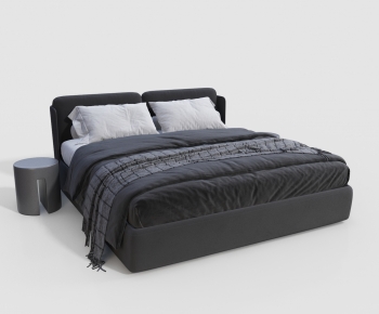Modern Double Bed-ID:268440014