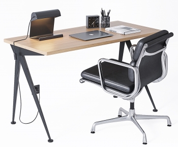 Modern Office Desk And Chair-ID:461107975