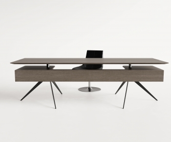 Modern Office Desk And Chair-ID:625860938