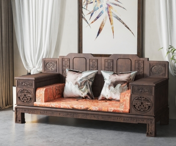 Chinese Style A Sofa For Two-ID:886320113