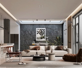 Modern A Living Room-ID:497383129