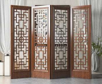 New Chinese Style Wooden Screen Partition-ID:911113986