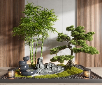 New Chinese Style Plant Landscaping-ID:341490982