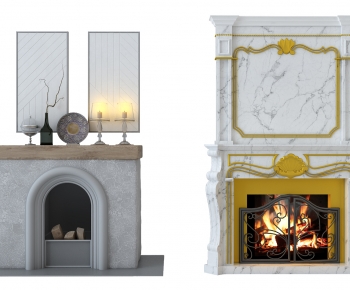European Style Fireplace-ID:400199996