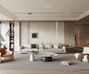 Modern A Living Room-ID:374403004