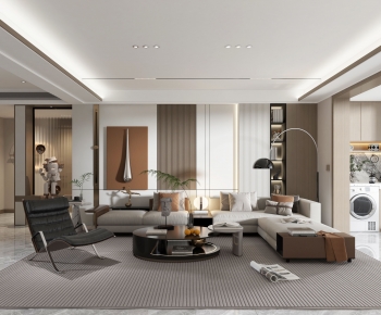 Modern A Living Room-ID:993869313