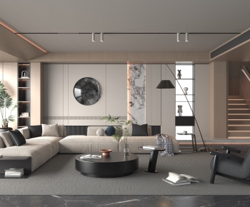 Modern A Living Room-ID:262514117