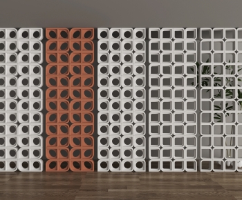 Modern Cement Brick Screen Partition-ID:116245996