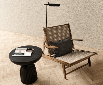 Wabi-sabi Style Lounge Chair-ID:541903021