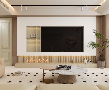 Modern A Living Room-ID:616820106