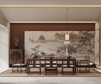 New Chinese Style Tea House-ID:736959033