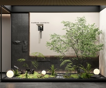 现代景观植物小品3D模型