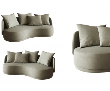 Nordic Style Curved Sofa-ID:378001935