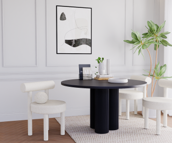 Modern Dining Table And Chairs-ID:664737947